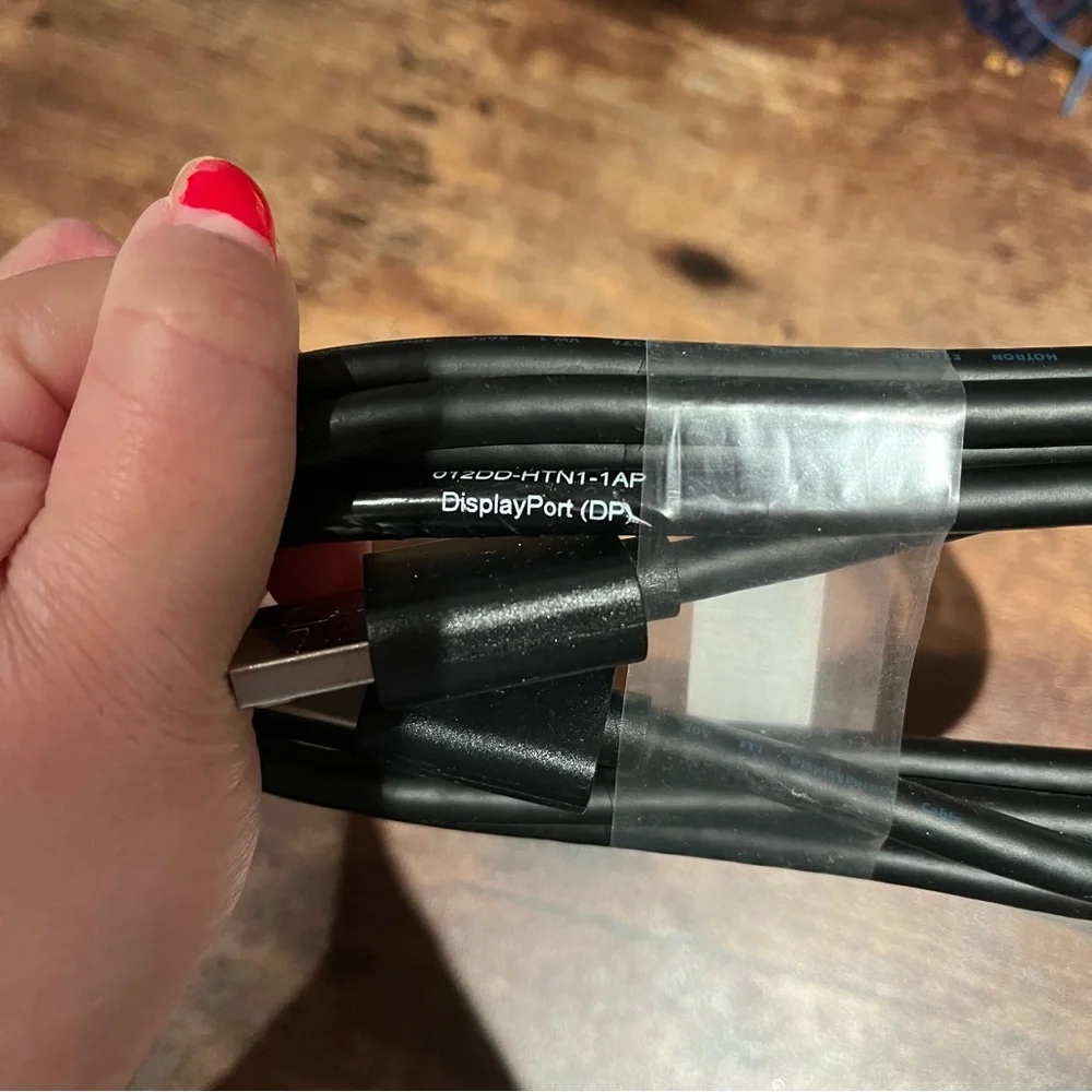 NEW! DisplayPort (DP) to DisplayPort Cable 6ft Black Monitor Video Cable